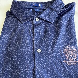 Men’s golf shirt, XL, by stitch.